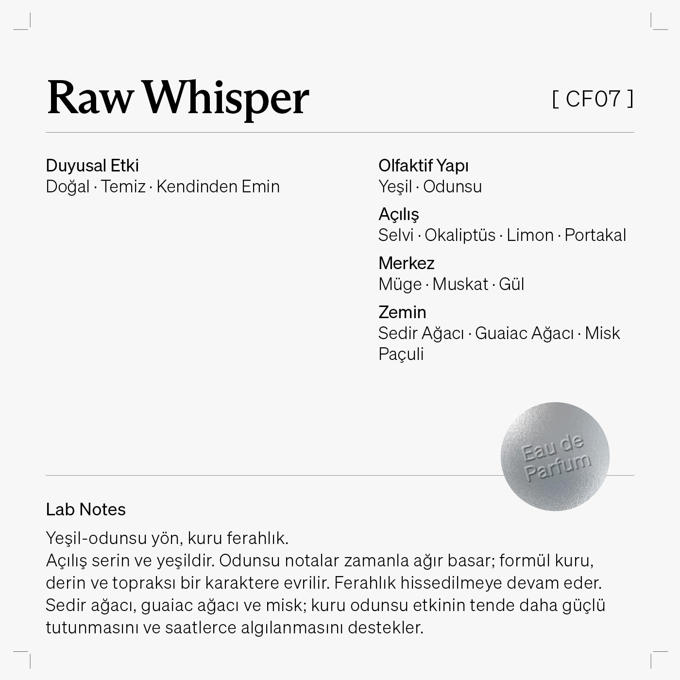 Raw Whisper [CF07] - Draft