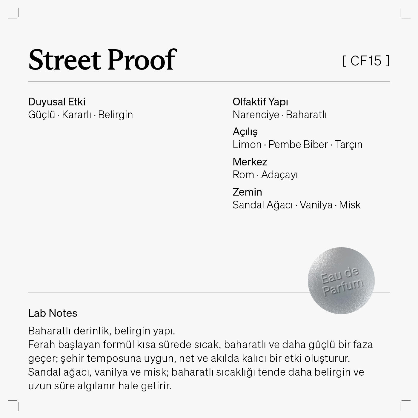 Street Proof [CF15] - Draft