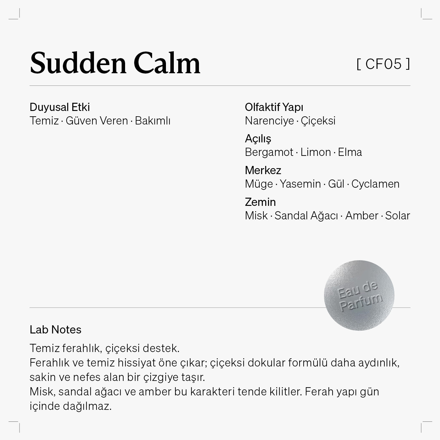 Sudden Calm [CF05]