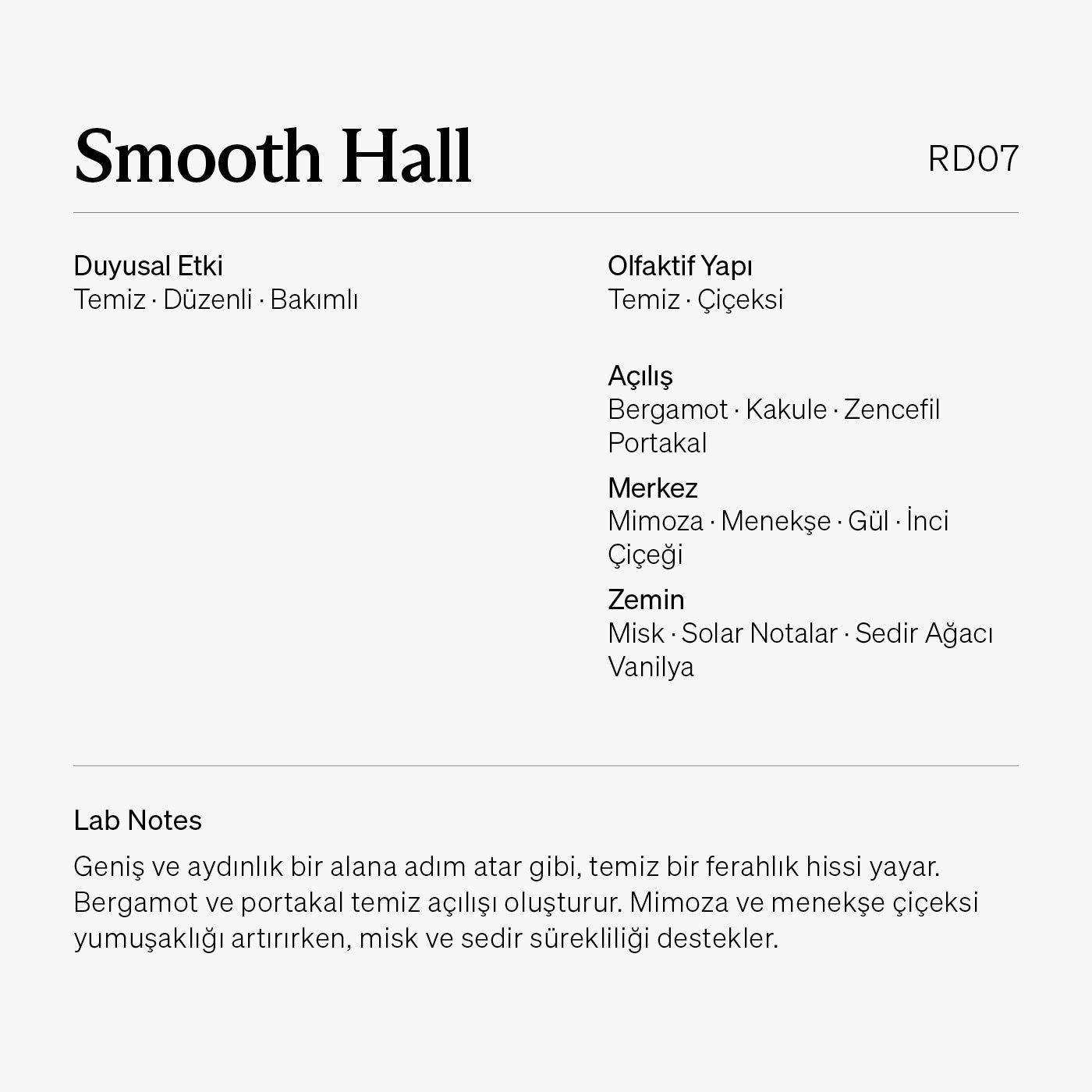 Smooth Hall RD07